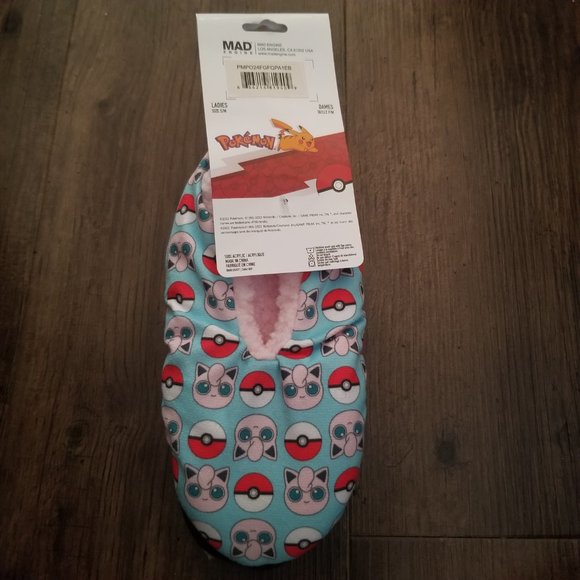 Pokemon Jigglypuff Non-slip Sherpa Sock Slippers - Picture 6 of 7